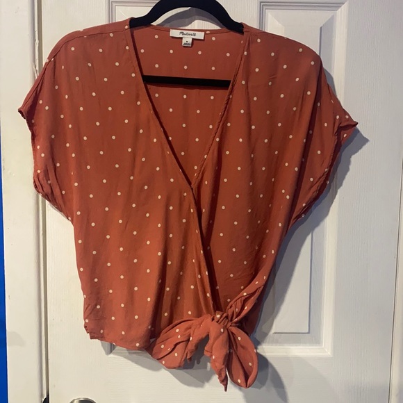 Polka dot wrap top - Picture 5 of 11